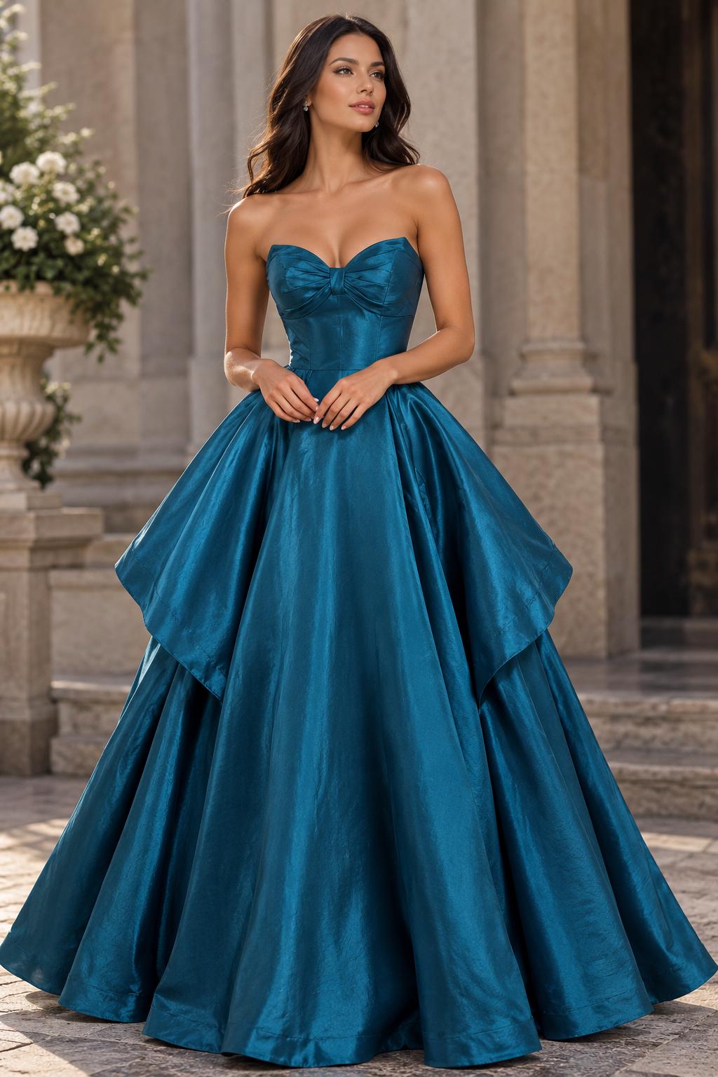 Teal mikádo róba
